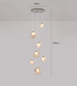 Moderne trappenkroonluchter - Stralend thuis Amsterdam