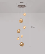 Moderne trappenkroonluchter - Stralend thuis Amsterdam