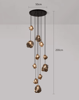 Moderne trappenkroonluchter - Stralend thuis Amsterdam