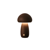 Oplaadbare Houten Paddestoelen Tafellamp - Stralend thuis Amsterdam