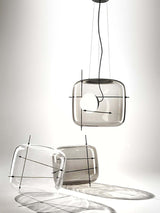 Plot glazen hanglamp - Stralend thuis Amsterdam