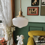 Retro messing lantaarnglas hanglamp - Stralend thuis Amsterdam