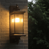 Retro Rechthoekige Buiten Wandlamp - Stralend thuis Amsterdam