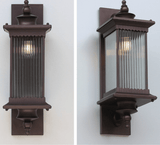 Retro Rechthoekige Buiten Wandlamp - Stralend thuis Amsterdam