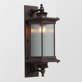 Retro Rechthoekige Buiten Wandlamp - Stralend thuis Amsterdam