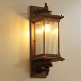 Retro Rechthoekige Buiten Wandlamp - Stralend thuis Amsterdam