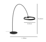 Scandinavische LED design staande lamp - Stralend thuis Amsterdam