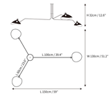 Serge Mouille Plafondlamp A - Stralend thuis Amsterdam