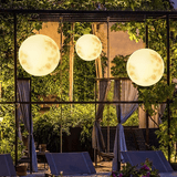 Tuinhanglamp in de vorm van een maan - Stralend thuis Amsterdam