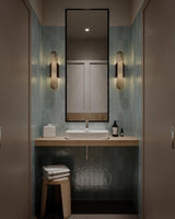 Wandlamp Melange Langwerpig Albast - Stralend thuis Amsterdam