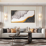 Wandlamp Melange Langwerpig Albast - Stralend thuis Amsterdam