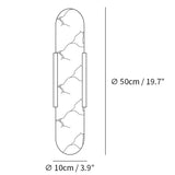Wandlamp Melange Langwerpig Albast - Stralend thuis Amsterdam