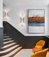 Wandlamp Melange Langwerpig Albast - Stralend thuis Amsterdam