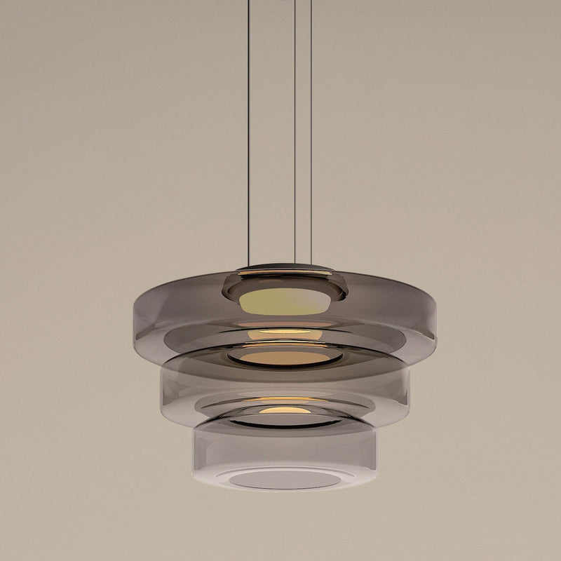 Glazen hanglampen in Bauhaus stijl