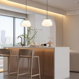 Moderne melkglas gelei hanglamp