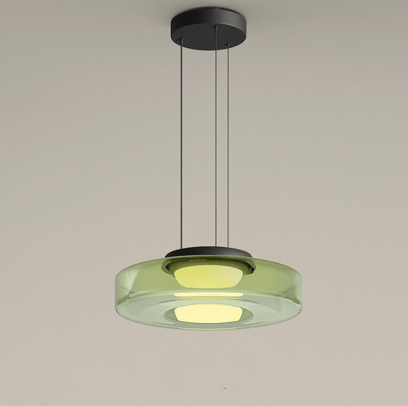 Glazen hanglampen in Bauhaus stijl