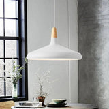 Franse Macaron conische metalen hanglamp