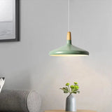 Franse Macaron conische metalen hanglamp