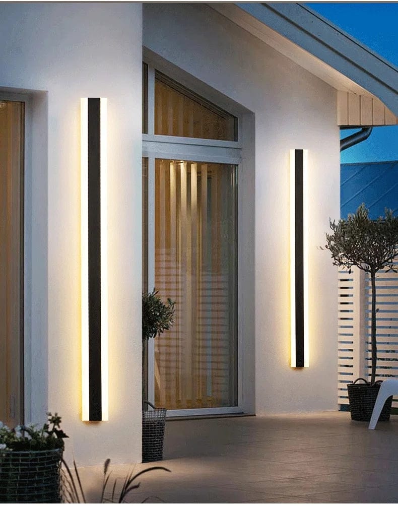 Gestreepte Wandlamp