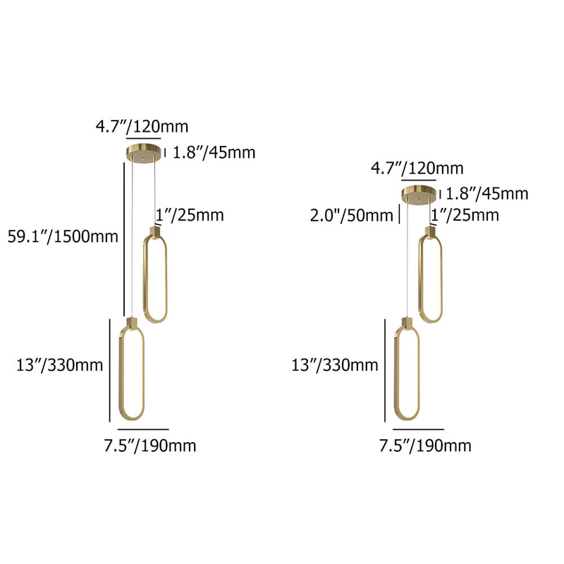 2 - Lichts Cirkel Hanglamp Goud Messing Gecharmeerd - Stralend thuis Amsterdam