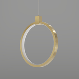 2 - Lichts Cirkel Hanglamp Goud Messing Gecharmeerd - Stralend thuis Amsterdam