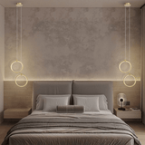 2 - Lichts Cirkel Hanglamp Goud Messing Gecharmeerd - Stralend thuis Amsterdam