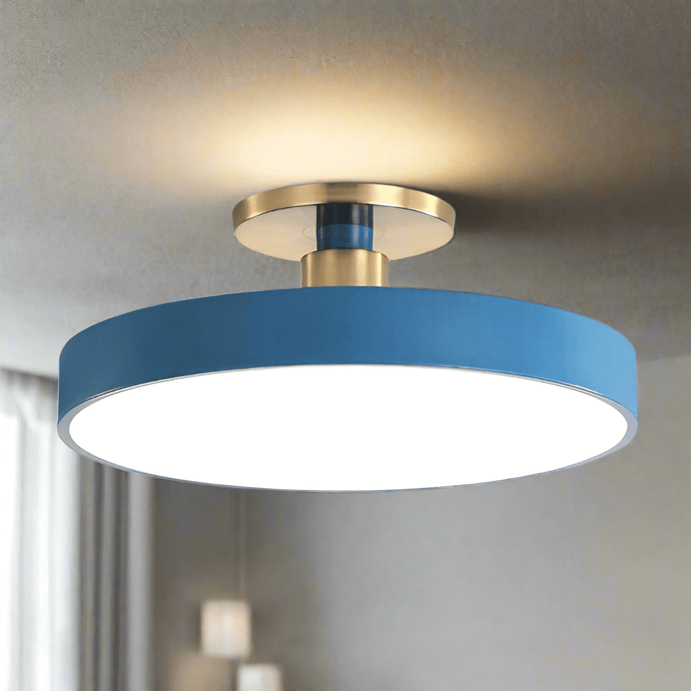 JINWELL Acryl plafondlamp, smeedijzeren ronde JINWELL Acryl plafondlamp, smeedijzeren ronde