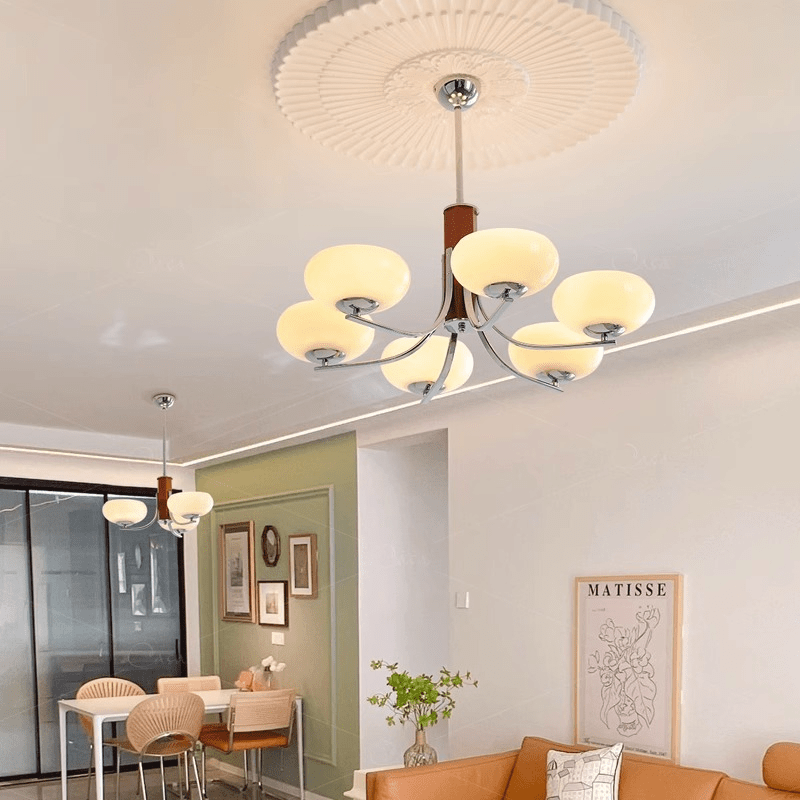 3/5 Hoofd Bauhaus kroonluchter - Stralend thuis Amsterdam