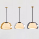 Moderne melkglas gelei hanglamp