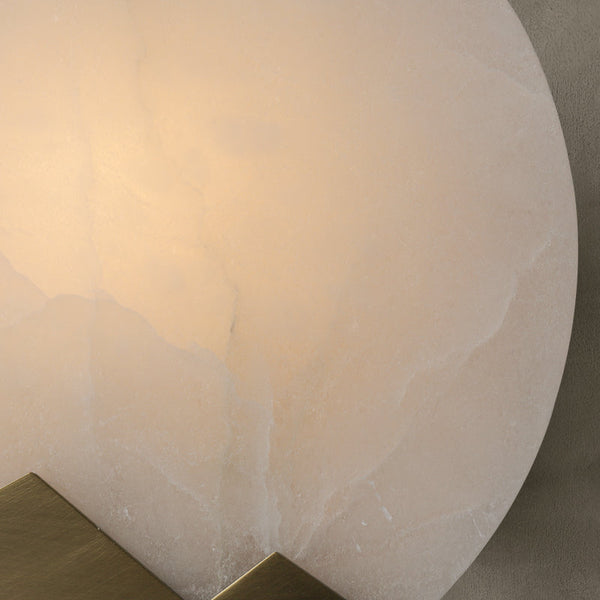 Scandinavische minimalistische marmeren wandlamp
