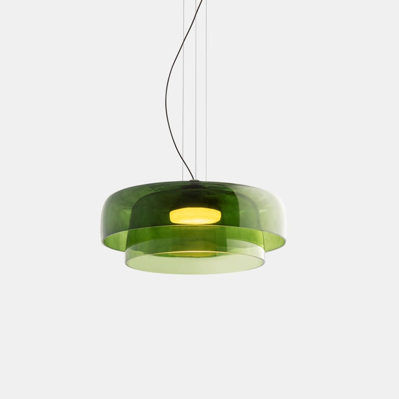 Hanglamp van noors glas