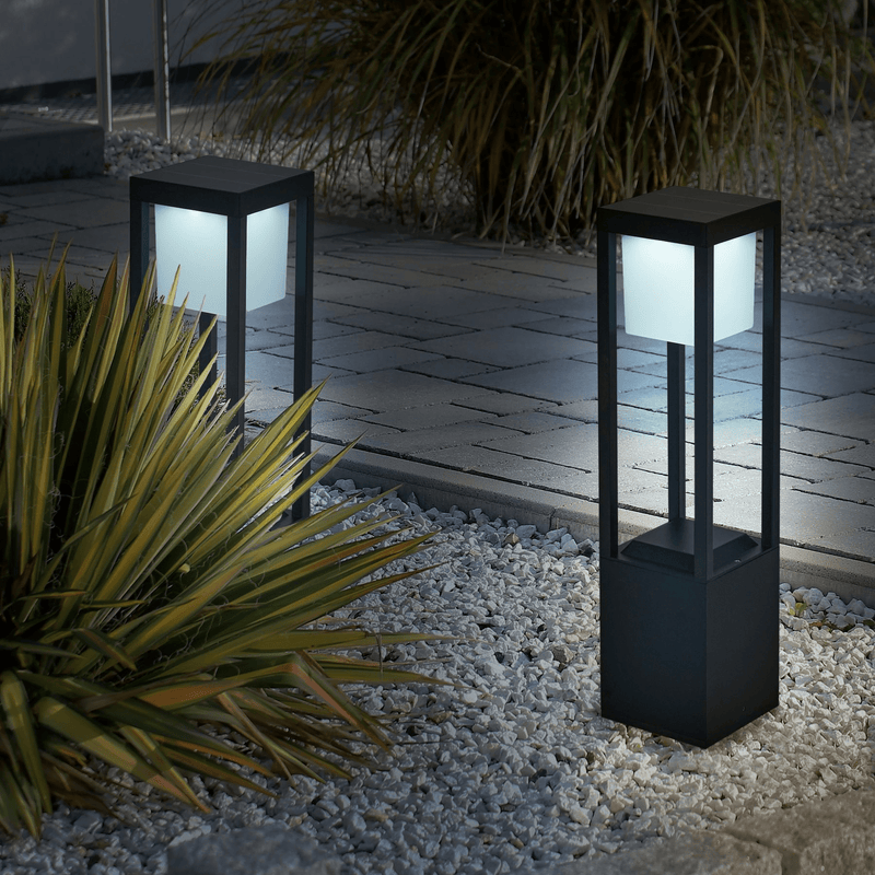 60cm Nimbus Cube buitenlamp op zonne - energie - Stralend thuis Amsterdam