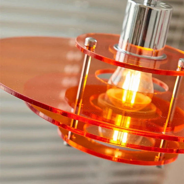 Moderne UFO-vormige kroonluchter vintage hanglamp