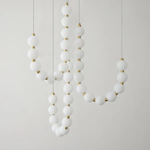 Luxe Witte Ketting Kroonluchter