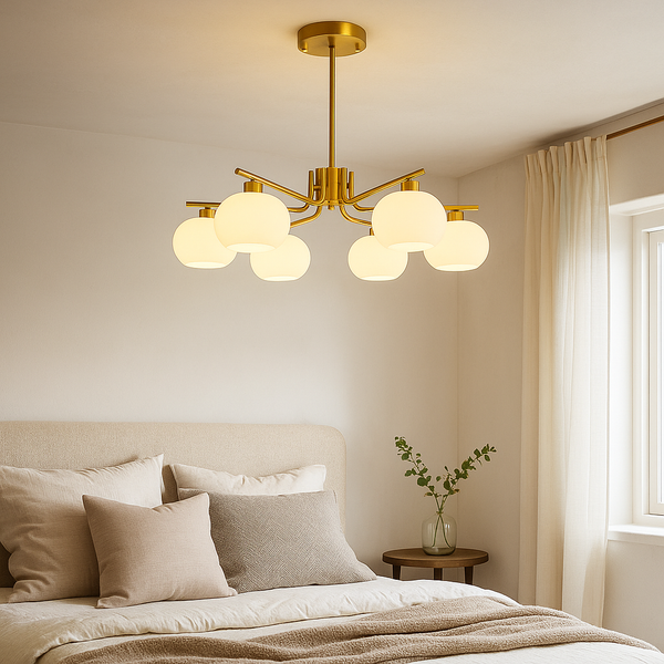 Bauhaus kroonluchter voor slaapkamer