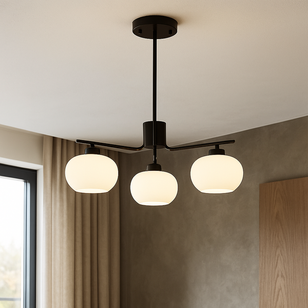 Bauhaus kroonluchter voor slaapkamer