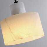 Scandinavische eenvoudige hanglamp in wit marmer