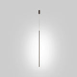 Minimalistische lange LED hanglamp van aluminium