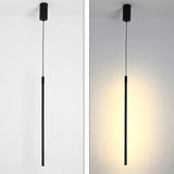 Minimalistische lange LED hanglamp van aluminium