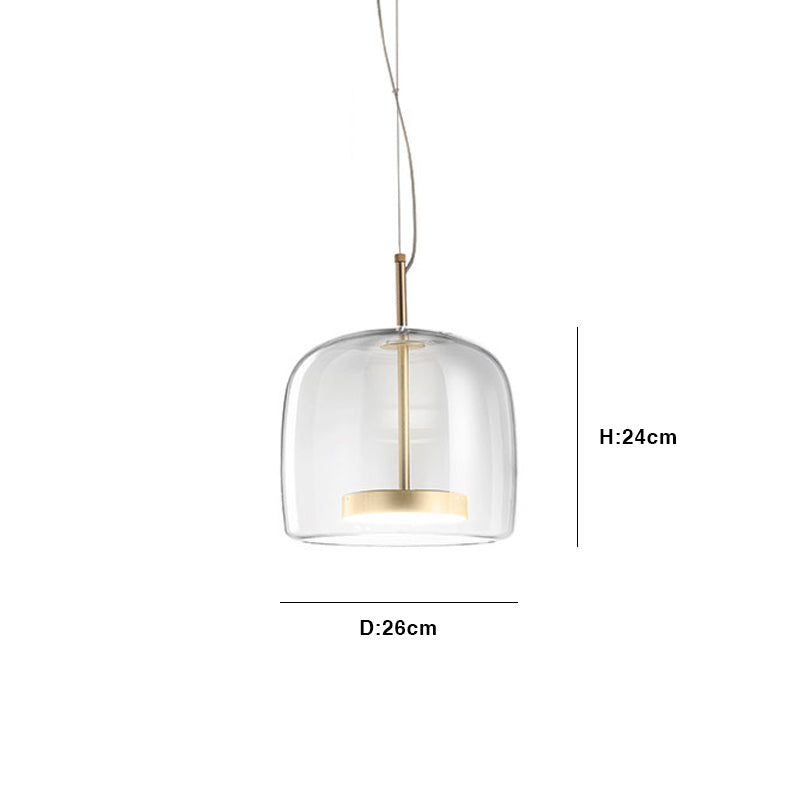 Hotel glazen hanglamp