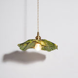 Bloem glazen hanglamp