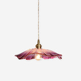 Bloem glazen hanglamp