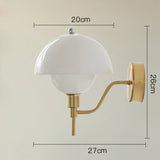 Paddestoel Wandlamp Crème