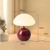 Franse room champignon lamp