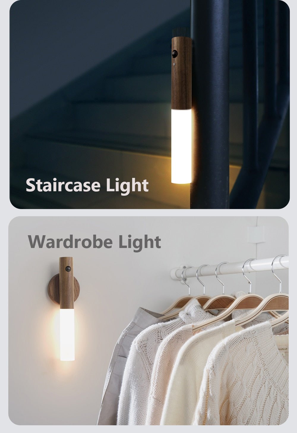 Auraglow Slimme led-sensorwandlamp – Draagbaar – Oplaadbaar nachtlampje – Gebruik binnenshuis – Magnetische basis (1 stuk, zwart metaal Auraglow Slimme led-sensorwandlamp – Draagbaar – Oplaadbaar nachtlampje – Gebruik binnenshuis – Magnetische basis (1 stuk, zwart metaal