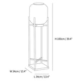 Solar vloerlamp lantaarn voor buiten