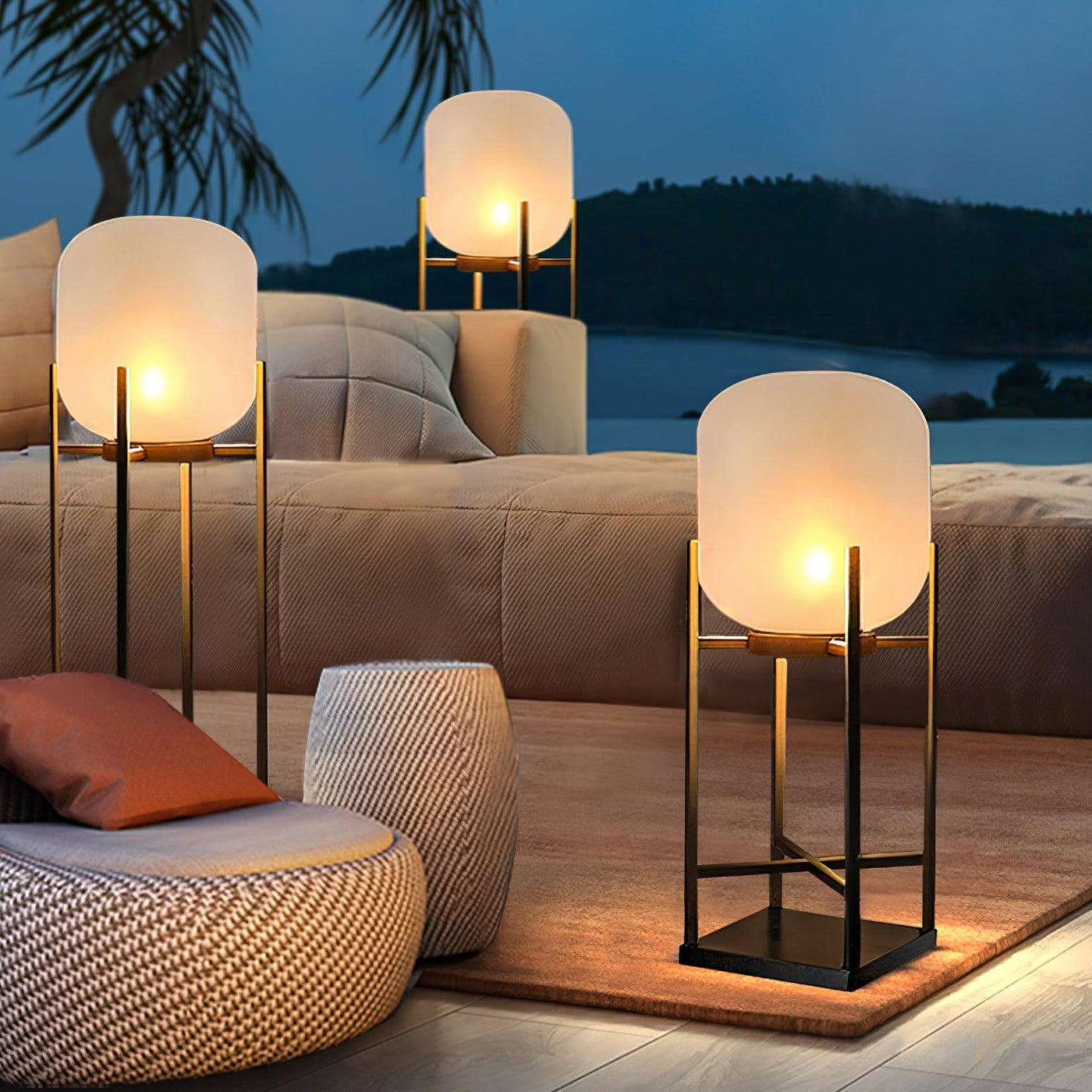 TOTHDATE 1 stuks mozaïeklamp op zonne-energie, voor buiten, aan/uit glas, mozaïek, hangend licht, zonne-lantaarn, tafellamp, IP65 waterdicht, voor gazon, pad, binnenplaats, terras, vloer, vijver