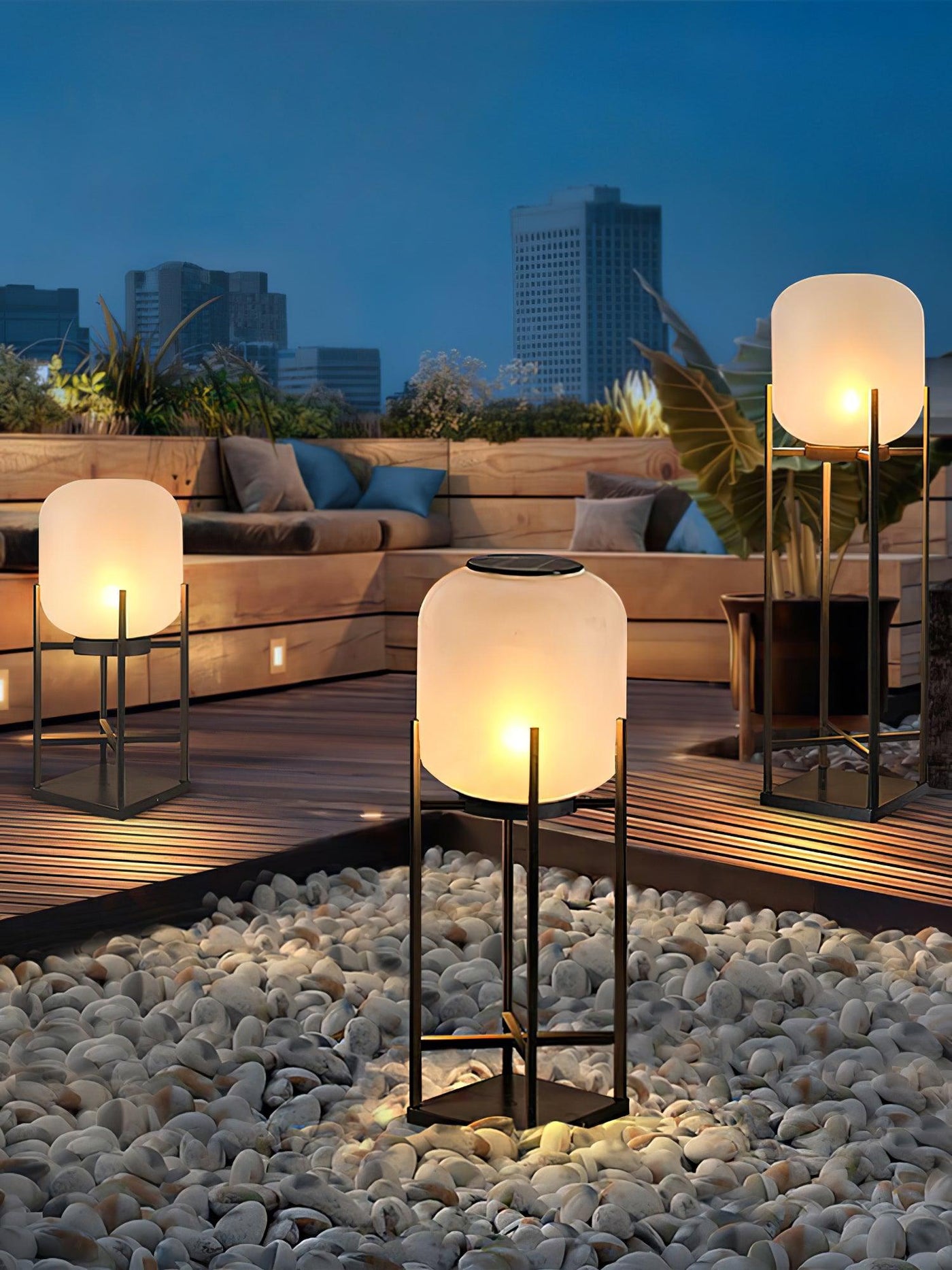 LED-vloerlamp op zonne-energie met grondpen, 45 lm, 3 standen, voor LED-vloerlamp op zonne-energie met grondpen, 45 lm, 3 standen, voor