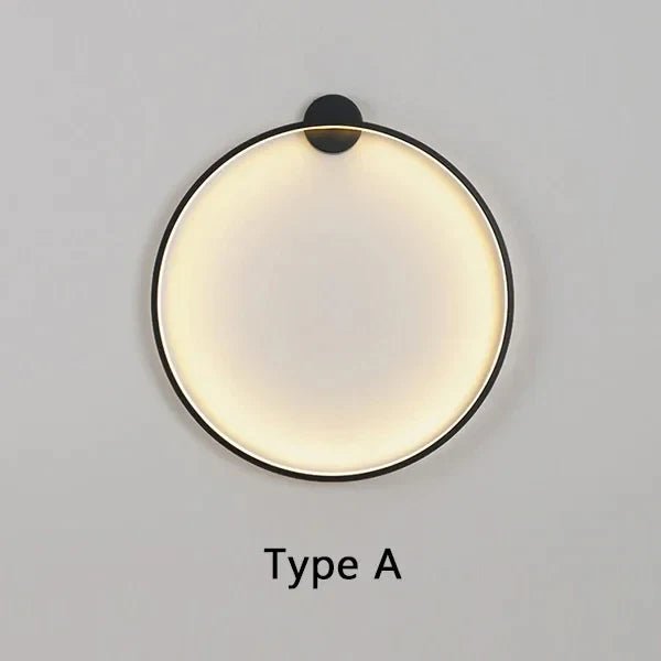 LumiRing - Minimalistische ronde Wandlamp