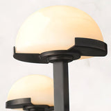 Paddestoel albasten wandlamp